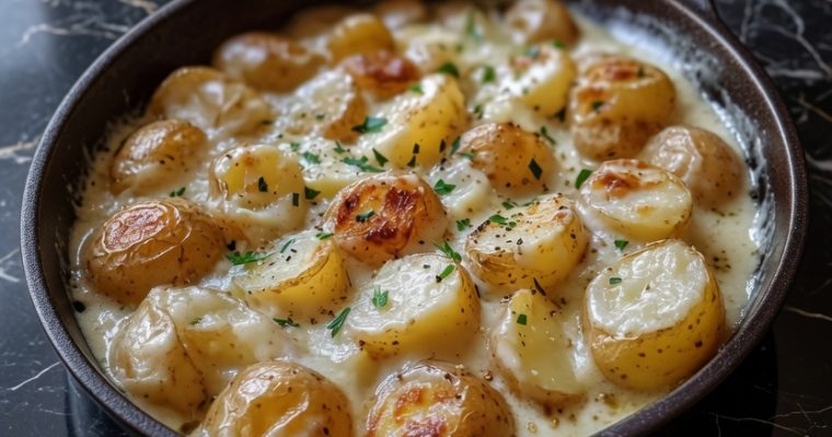 Creamy Baby Potatoes