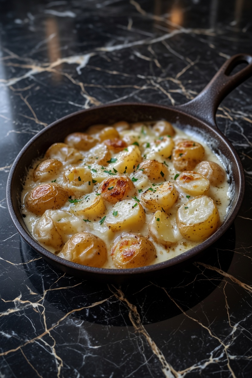 Creamy Baby Potatoes