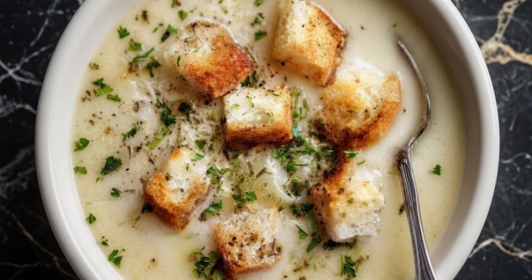 Country French Garlic Soup