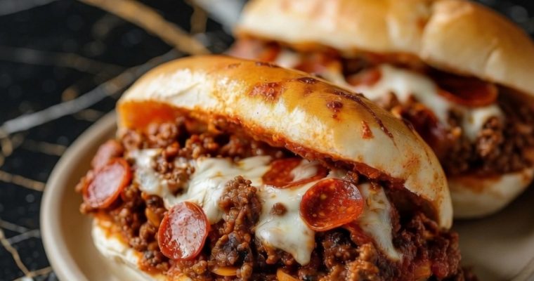 Pepperoni Pizza Sloppy Joes