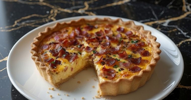 Bacon and Cheese Quiche