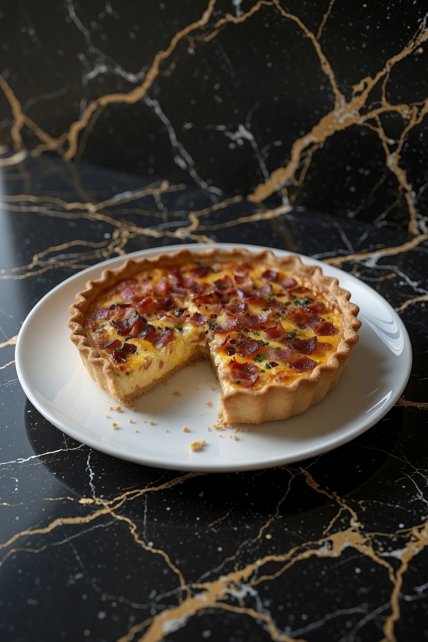 Bacon and Cheese Quiche