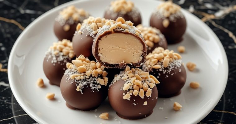 No-Bake Peanut Butter Cheesecake Balls