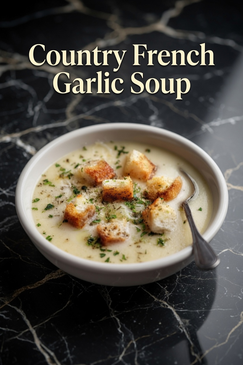 Country French Garlic Soup