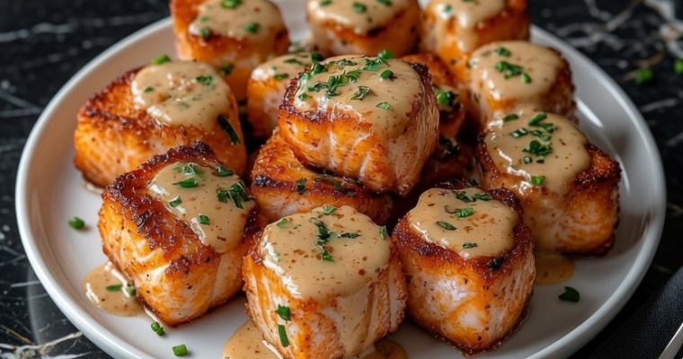 Crispy Bang Bang Salmon Bites