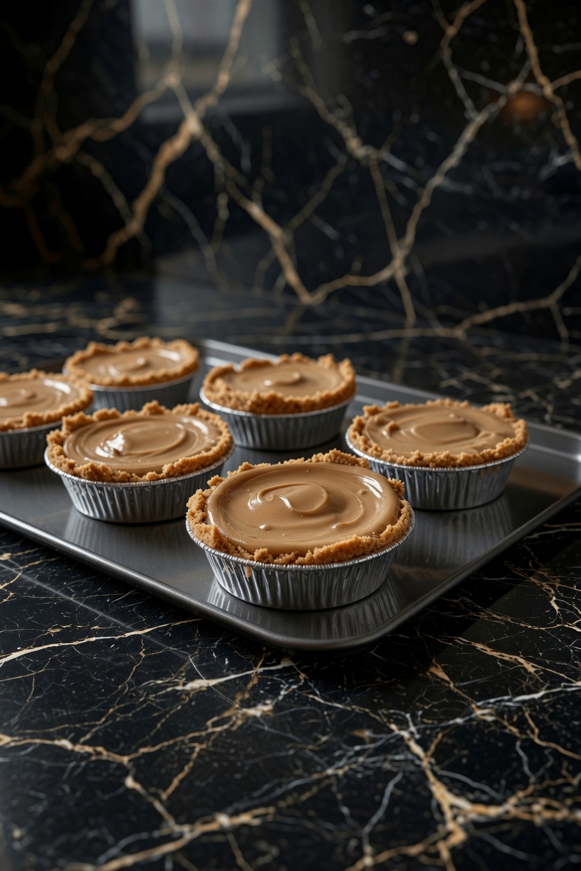Mini Peanut Butter Cream Pies