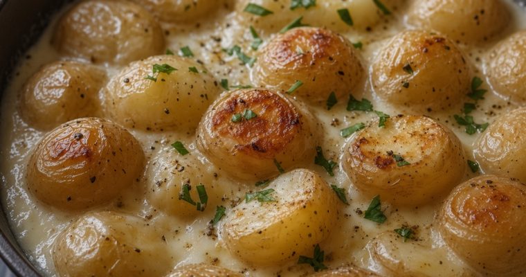 Creamy Baby Potatoes
