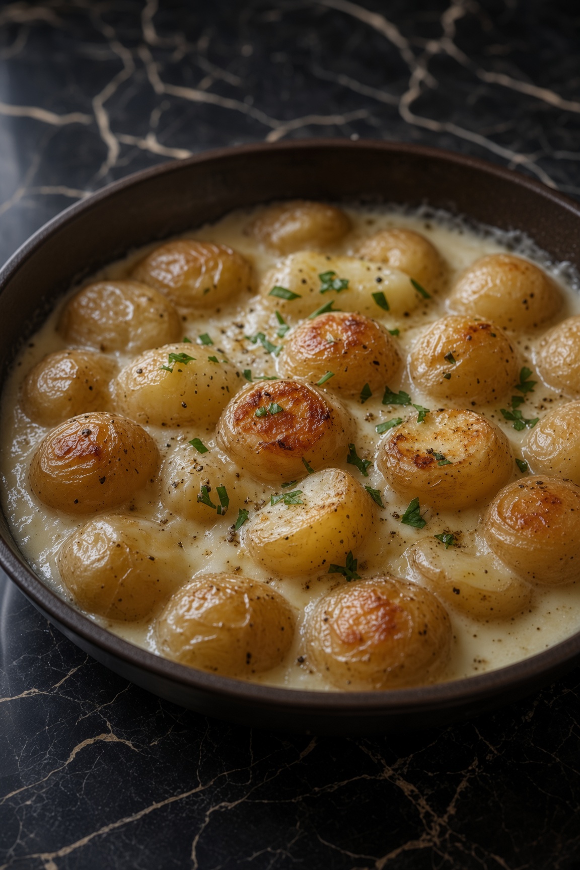 Creamy Baby Potatoes