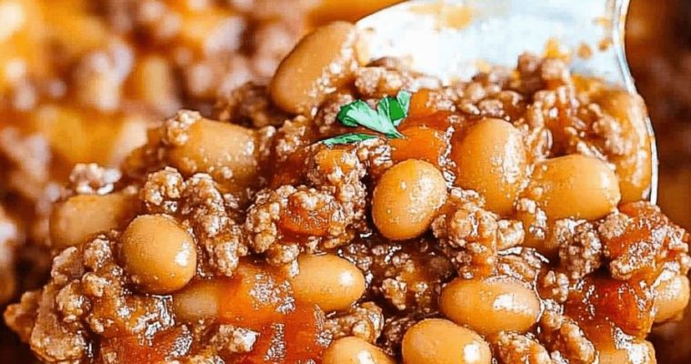 Baked Beans & Ground Beef Casserole