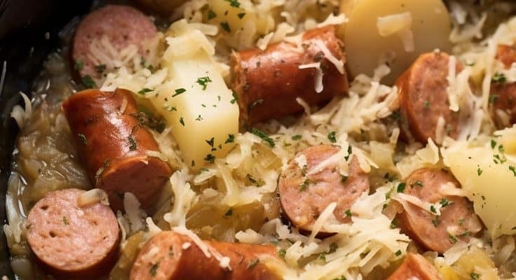 Polish Sausage, Sauerkraut And Potatoes (Crockpot)