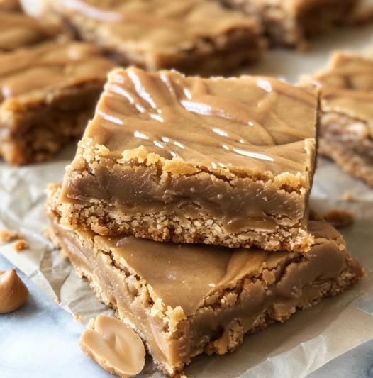 Peanut Butter Lunch Lady Cookie Bars