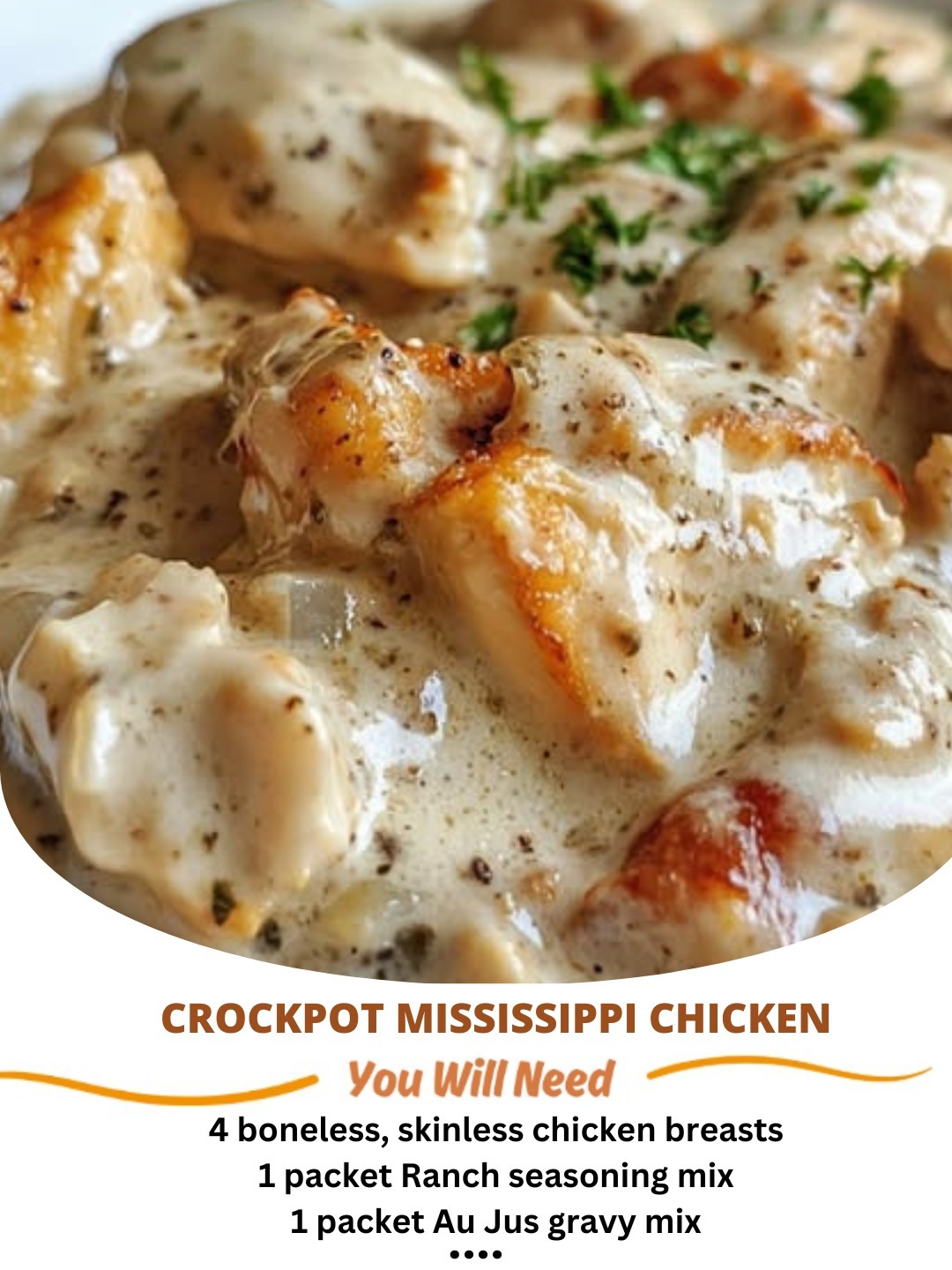 Crockpot Mississippi Chicken