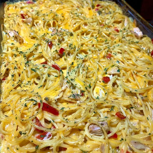 CHICKEN SPAGHETTI CASSEROLE