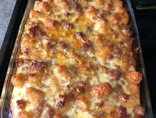 Mexican Tater Tot Casserole