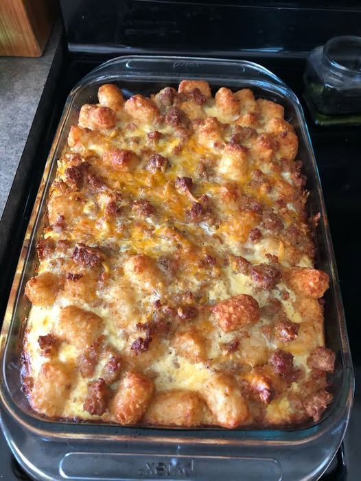 Mexican Tater Tot Casserole