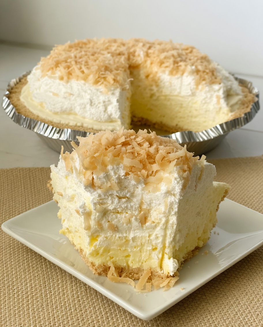 No Bake Coconut Cream Pie