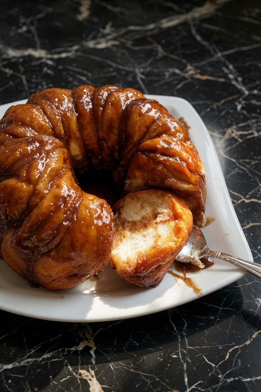 Sticky Biscuit Cinnamon Rolls Ring