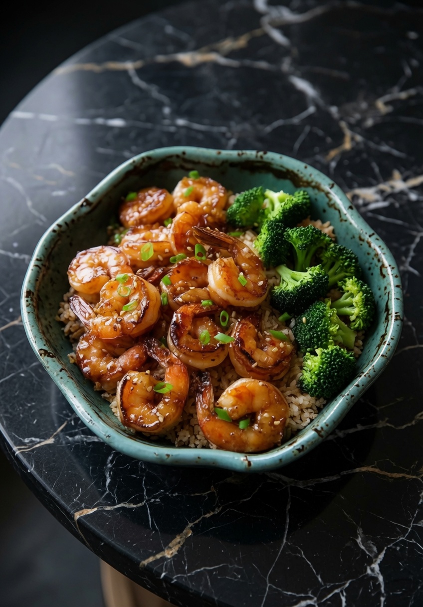 Quick & Healthy Dinner 20 Minute Honey Garlic Shrimp