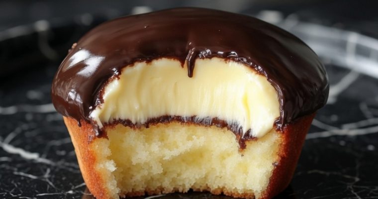 Boston Cream Pie Cupcakes