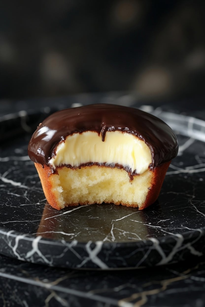 Boston Cream Pie Cupcakes