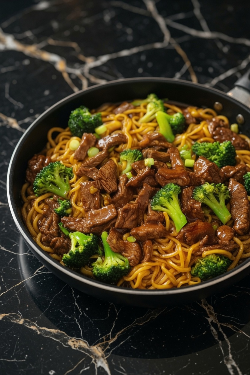 Beef and Broccoli Lo Mein