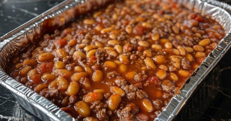 Baked Beans & Ground Beef Casserole