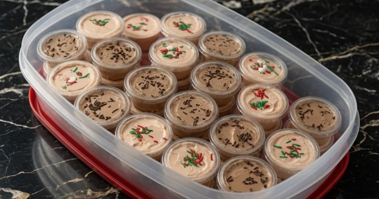 Kahlua and Baileys Pudding Shots