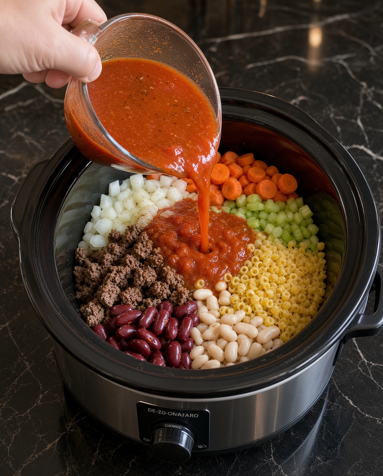 Olive Garden Slow Cooker Pasta Fagioli