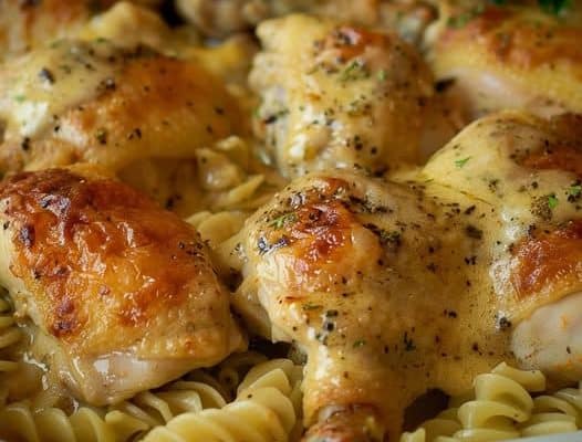 Amish Chicken (it makes its own gravy while baking)