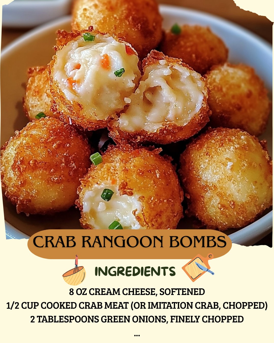 Crab Rangoon Bombs