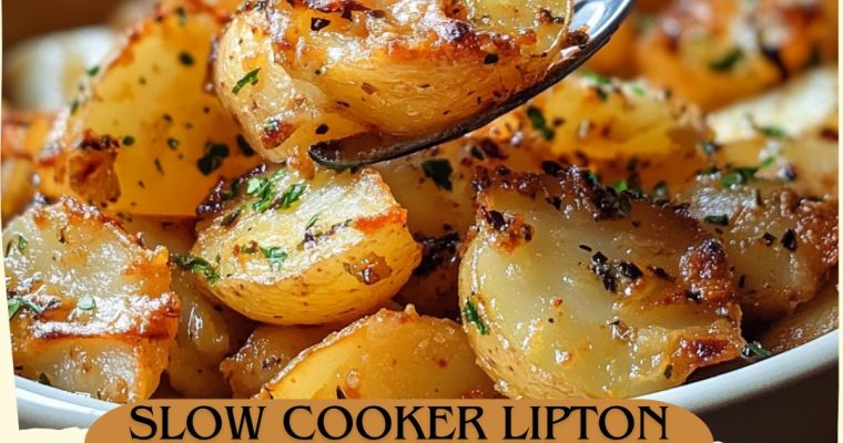Slow Cooker Lipton Onion Potatoes