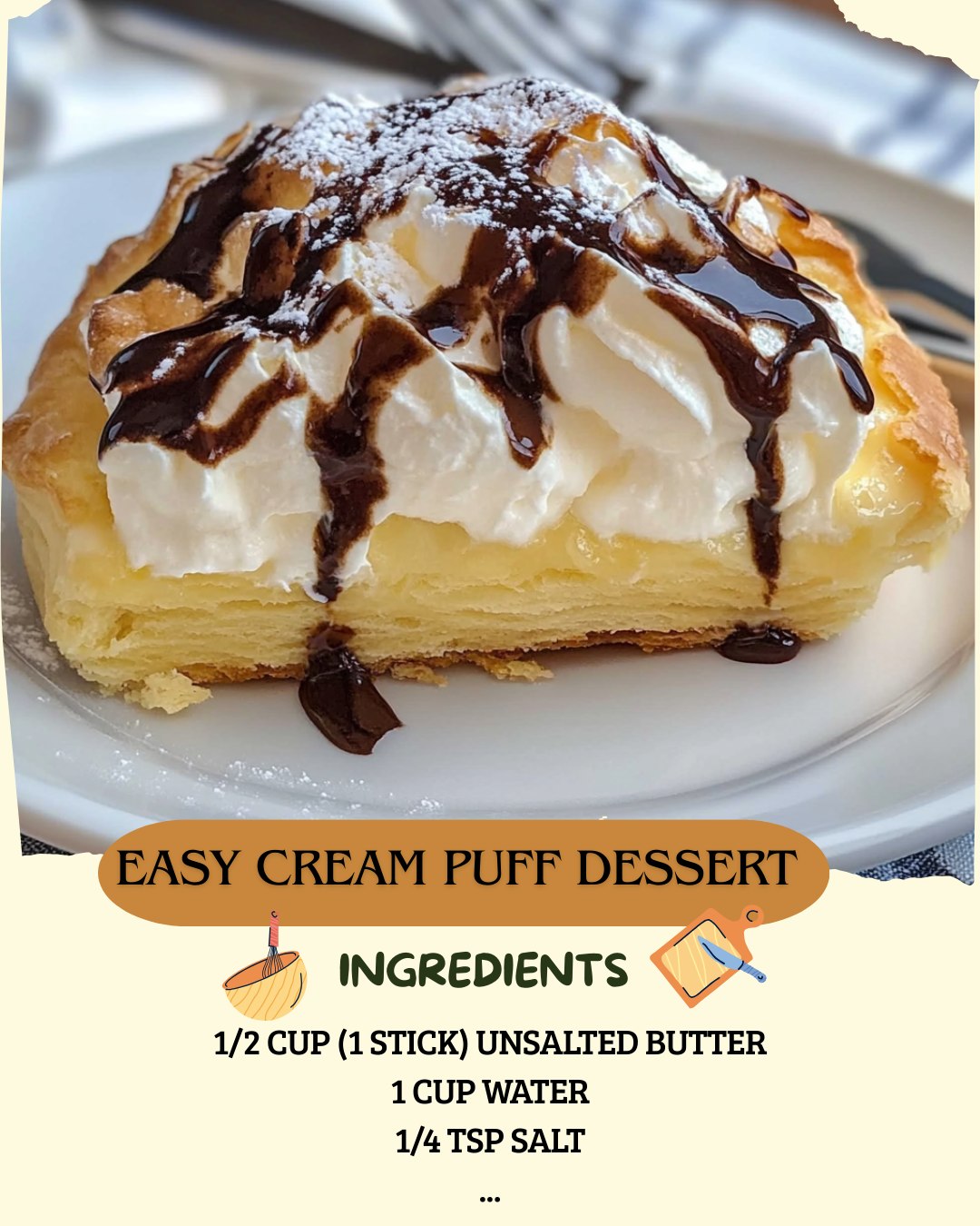 Easy Cream Puff Dessert