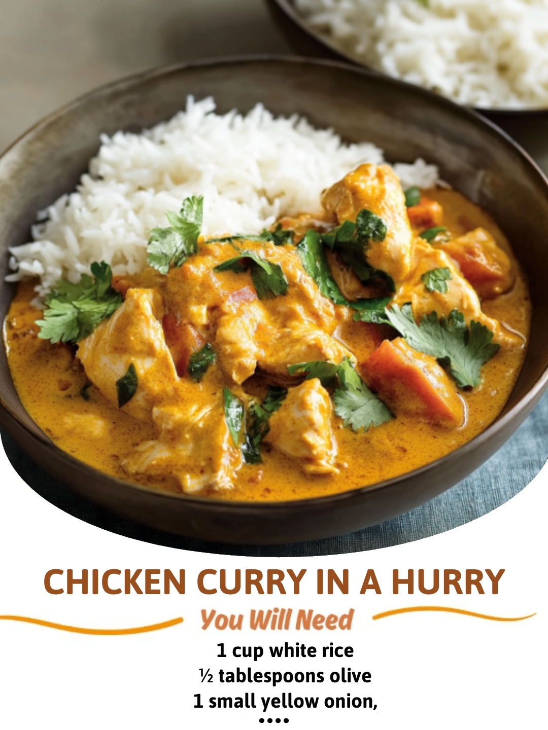 Chicken Curry in a Hurry