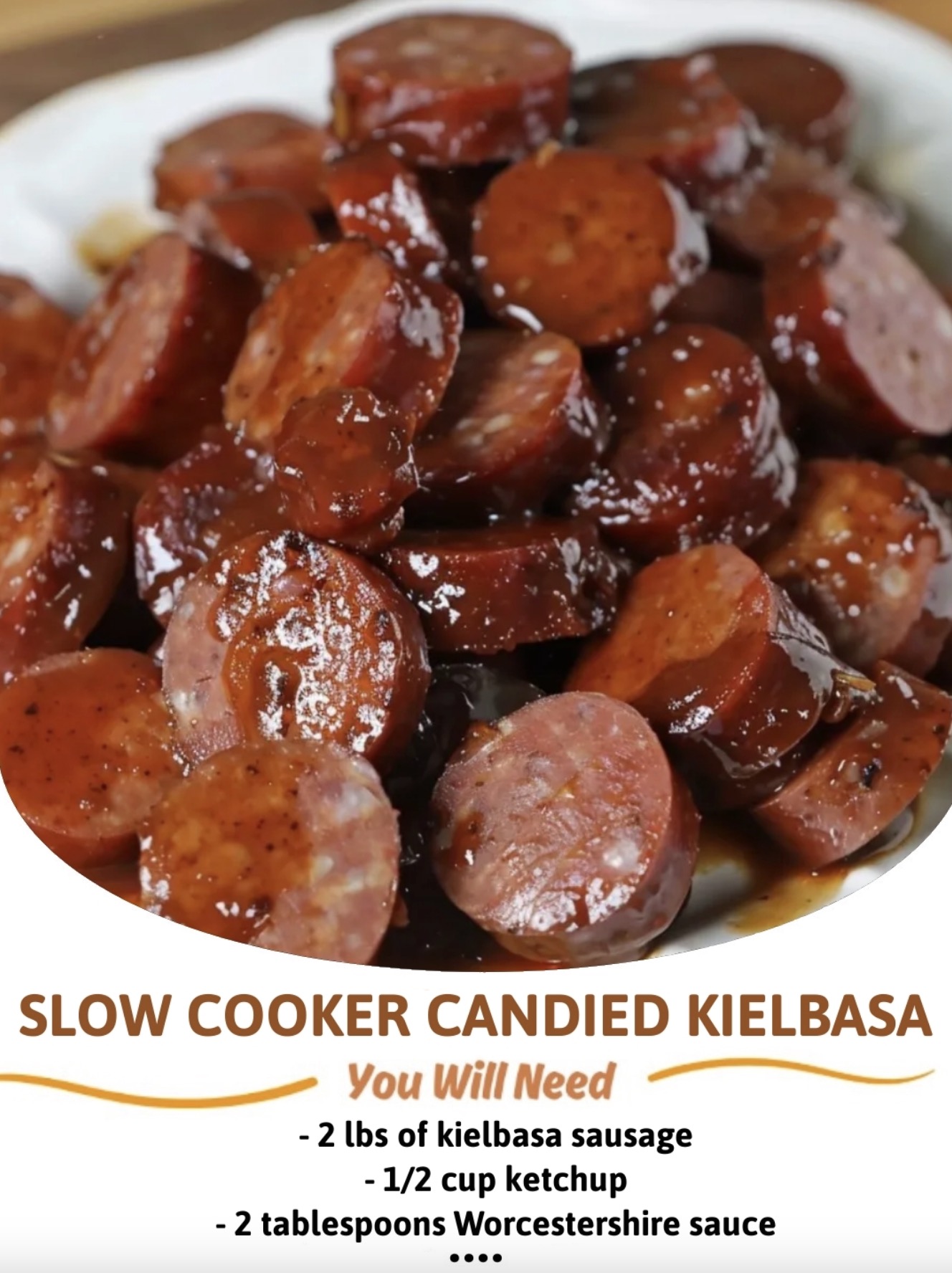 Slow Cooker Candied Kielbasa