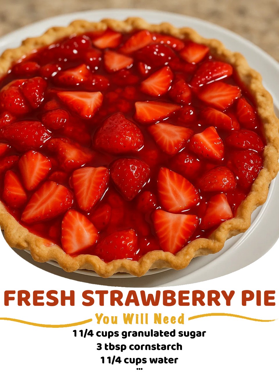 Fresh Strawberry Pie