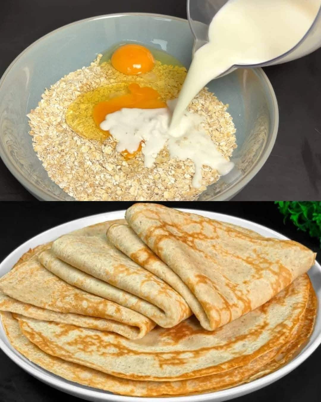 5-Minute Healthy Oat Pancakes