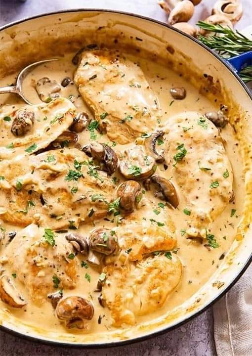 MUSHROOM AND CHICKEN SOUP