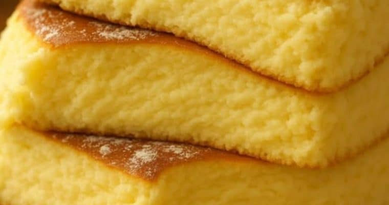 Melt-in-Your-Mouth Vanilla Cloud Cake