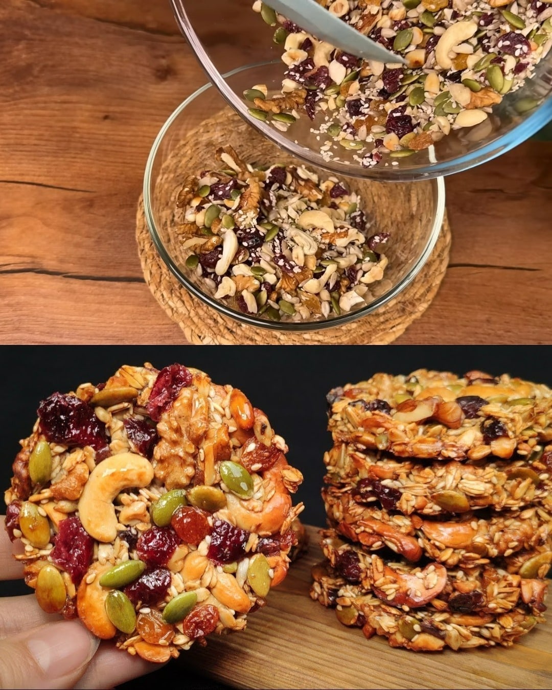 Wholesome Oat Cookies with Dried Fruit & Nuts