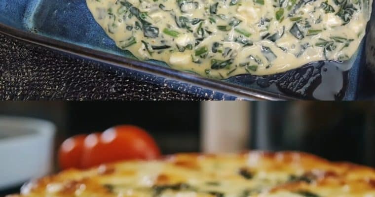 Spinach Cheese Feta Quiche
