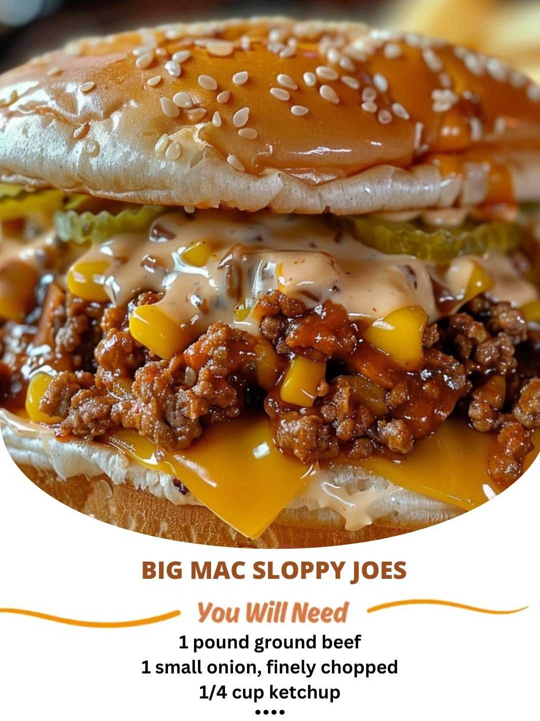 Big Mac Sloppy Joes