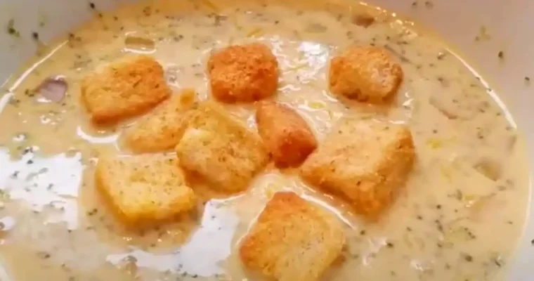 CROCKPOT BROCCOLI CHEDDAR SOUP
