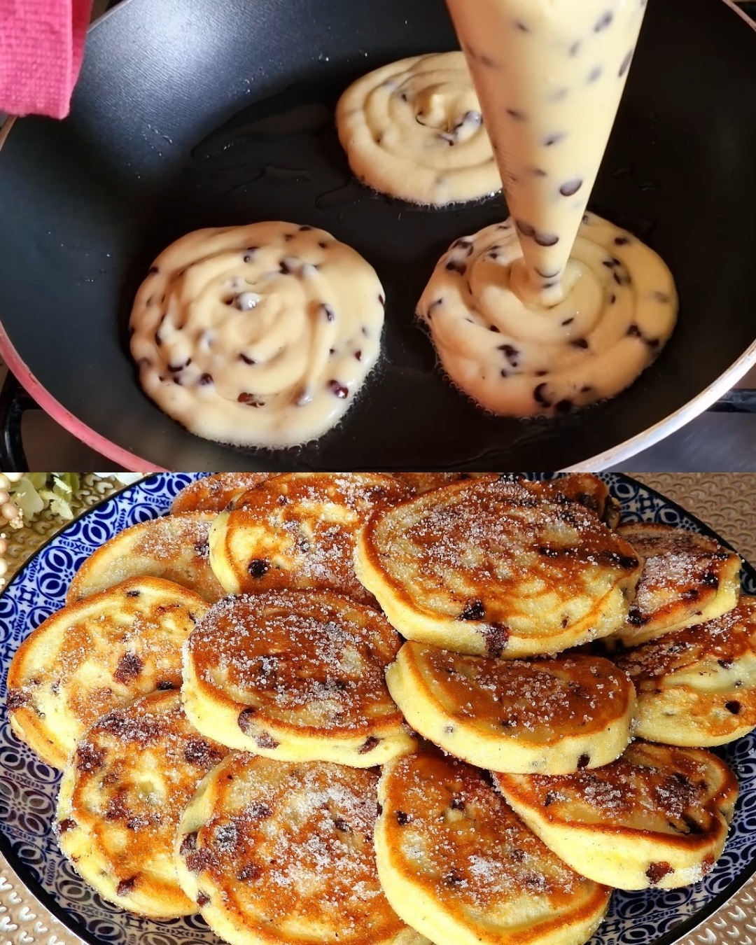 Chocolate Chip Yogurt Pancake