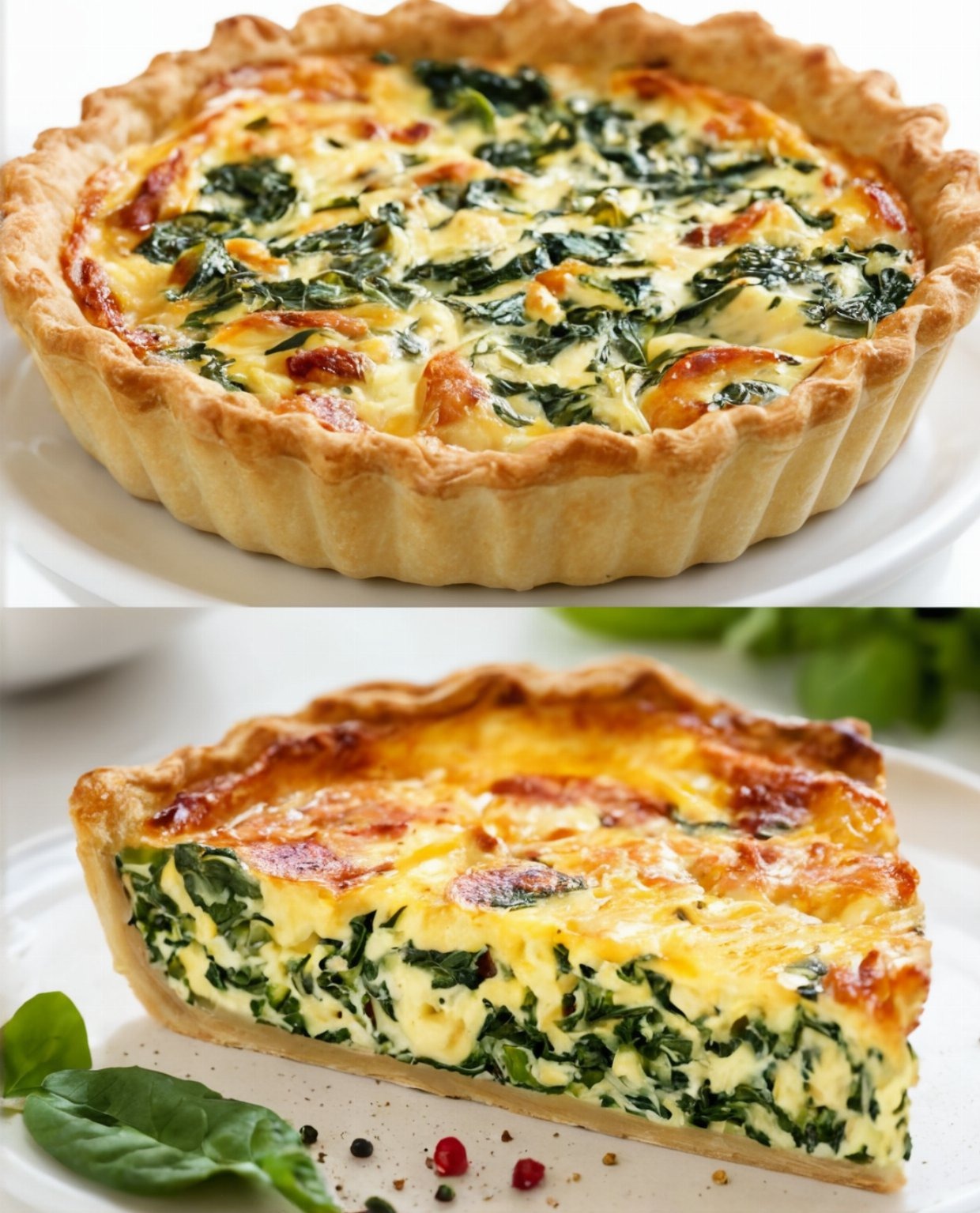 Classic Spinach Quiche