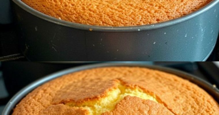 3 Ingredient Sponge Cake