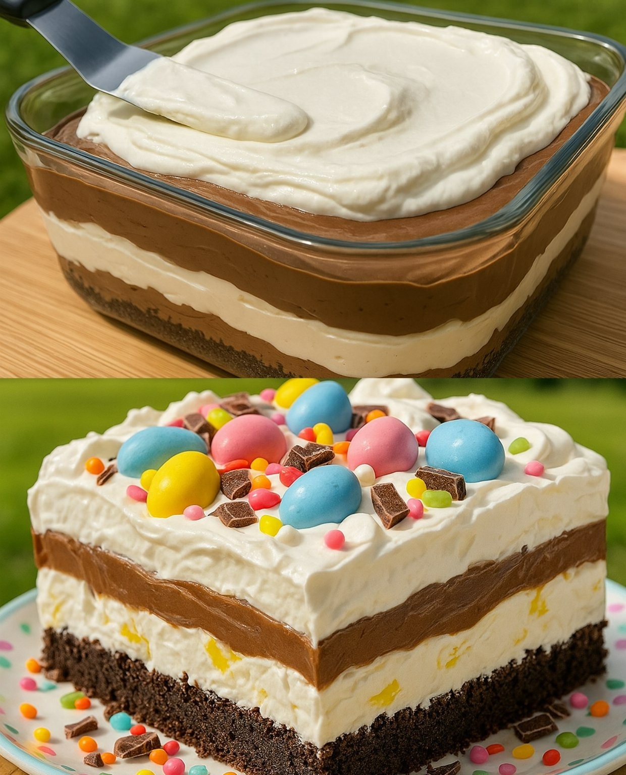Easter Chocolate Lasagna