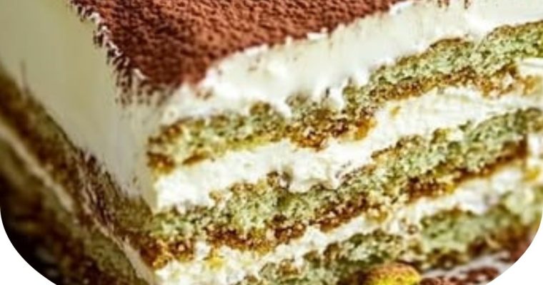 Pistachio Tiramisu