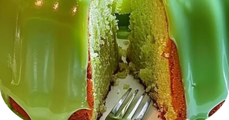 Key Lime Pound Cake with Key Lime Glaze
