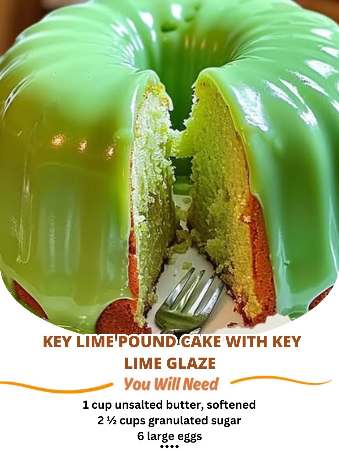 Key Lime Pound Cake with Key Lime Glaze