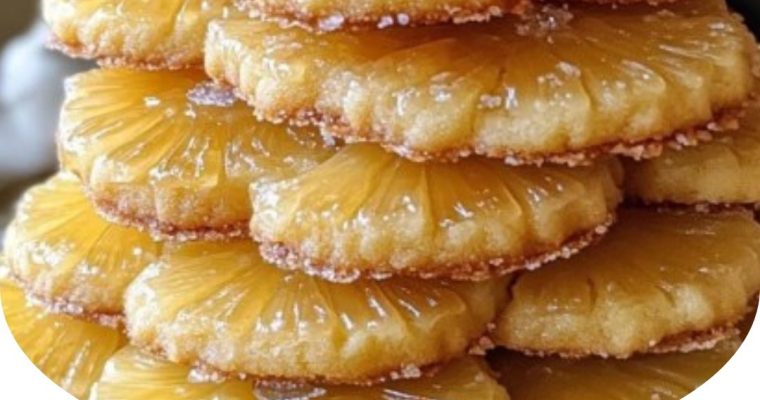 Pineapple Upside Sugar Cookies